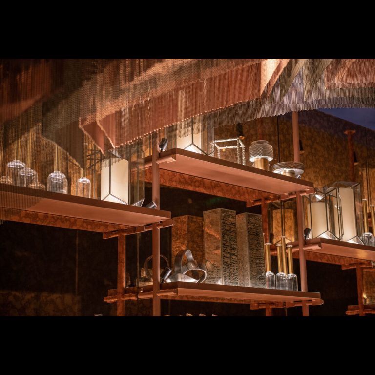Inside the Cathedrale Las Vegas Bar Installation: Engineering a Custom Chandelier at Architectural Scale Cathedrale Dining 5 1